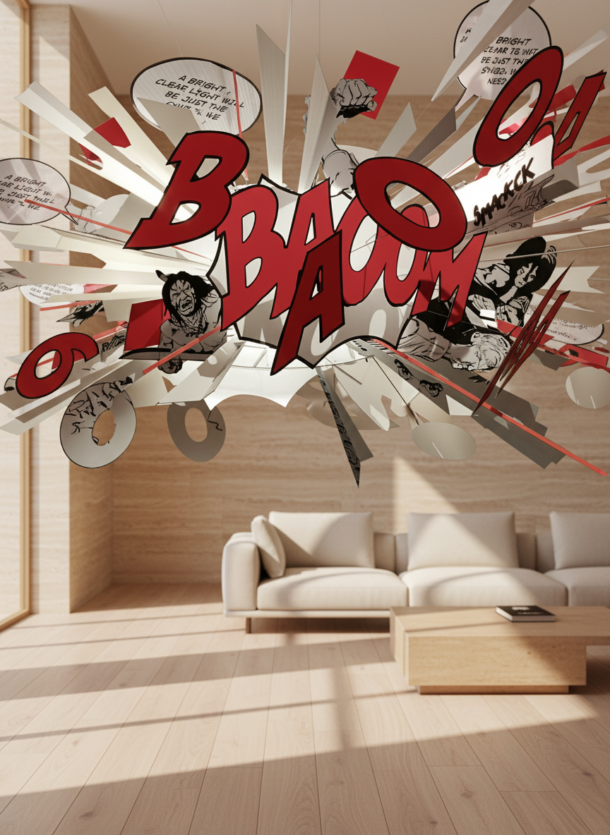 Comic Explosion — Ingo Maurer — Hanging svietidlo