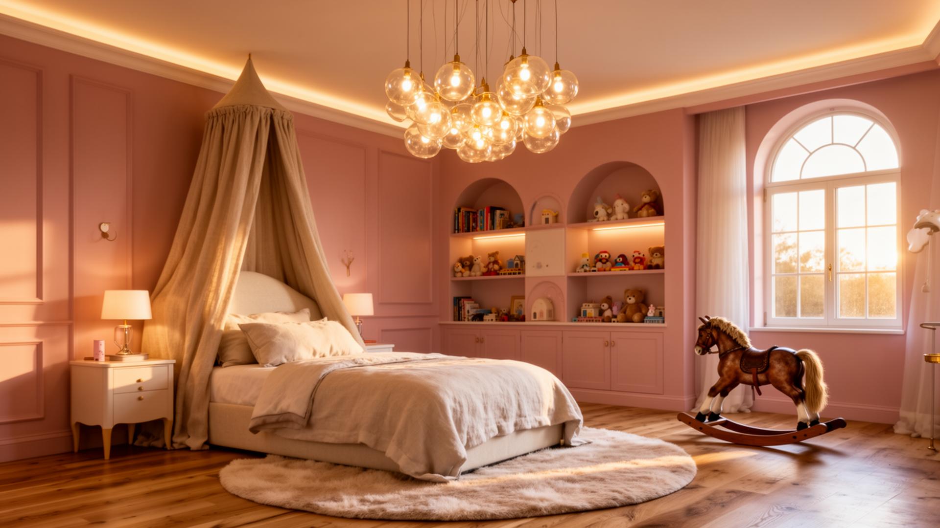 Designer kids' rooms — premium architectural lighting for children's spaces